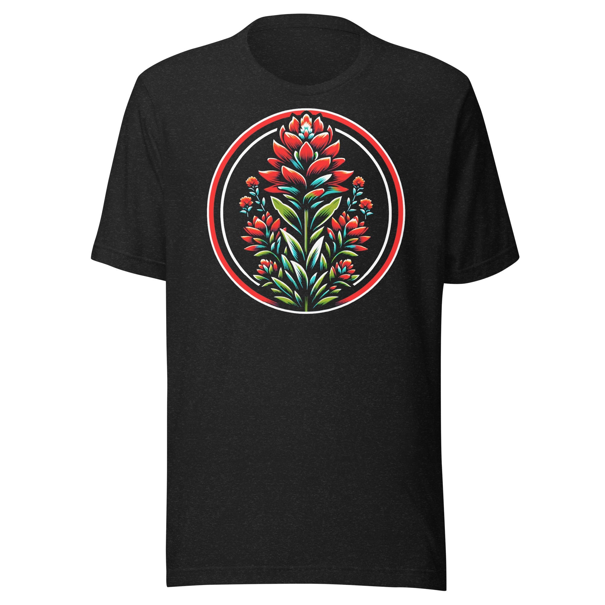 Beauty of Nature Indian Paintbrush Wildflower Bella Canvas T-shirt Unisex t-shirt - CueroThreads LLC