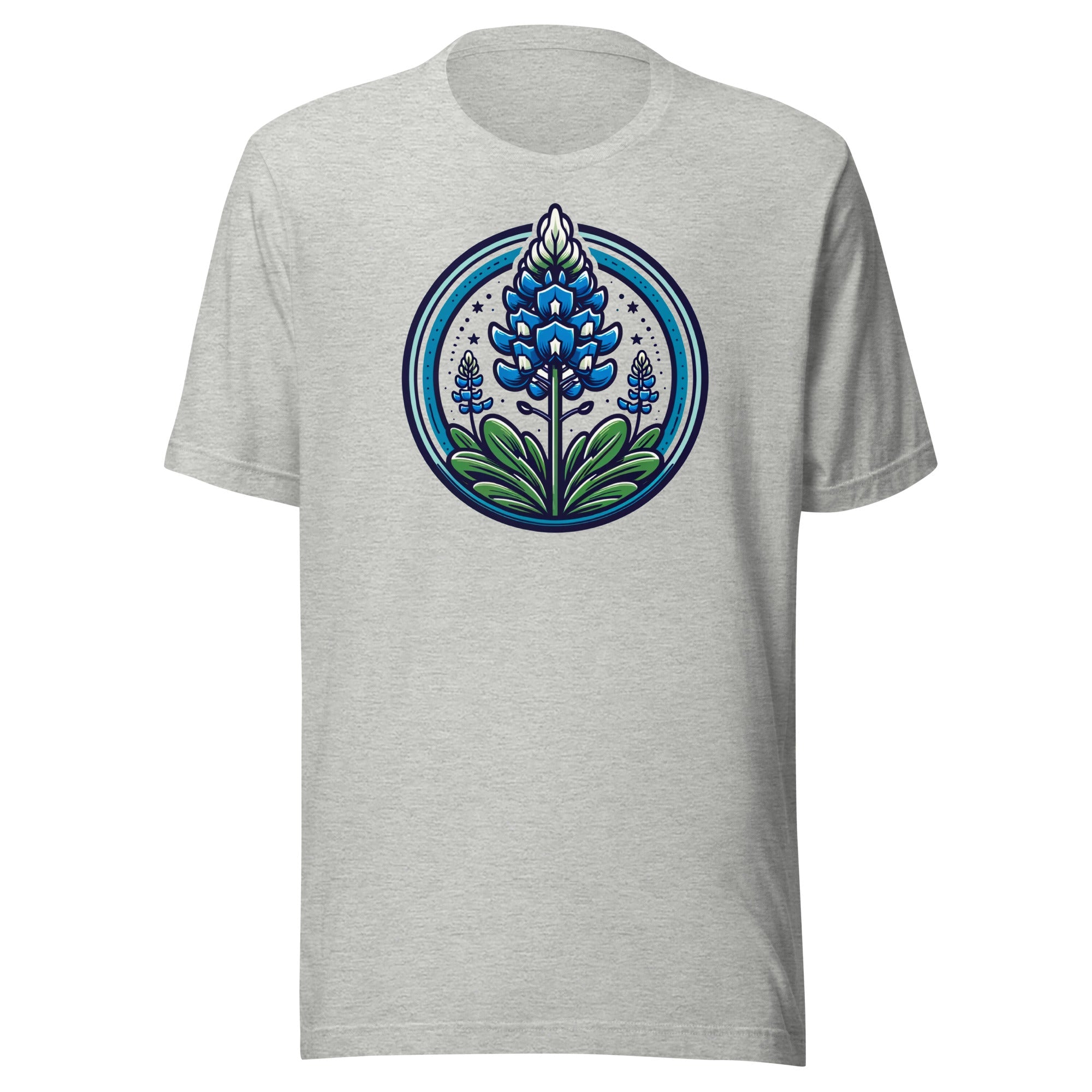 Bluebonnet Emblem Bella Canvas Adult t-shirt - CueroThreads LLC