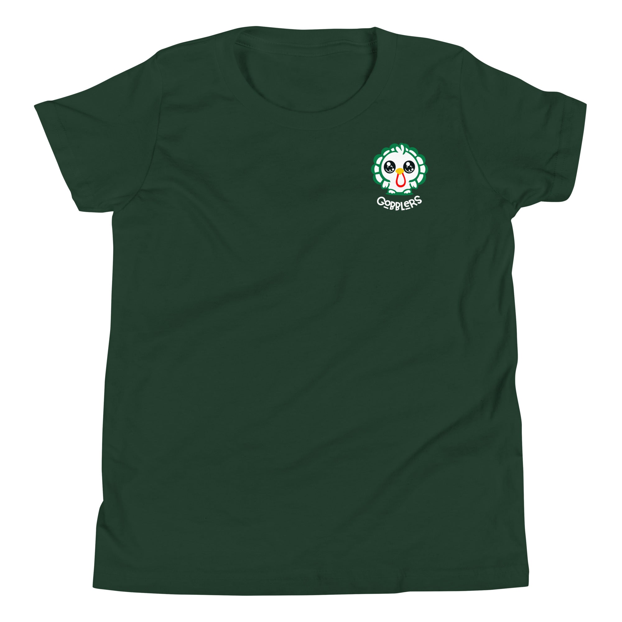 Classic Gobbler Left Chest Youth Short Sleeve Bella Canvas T-Shirt - CueroThreads LLC