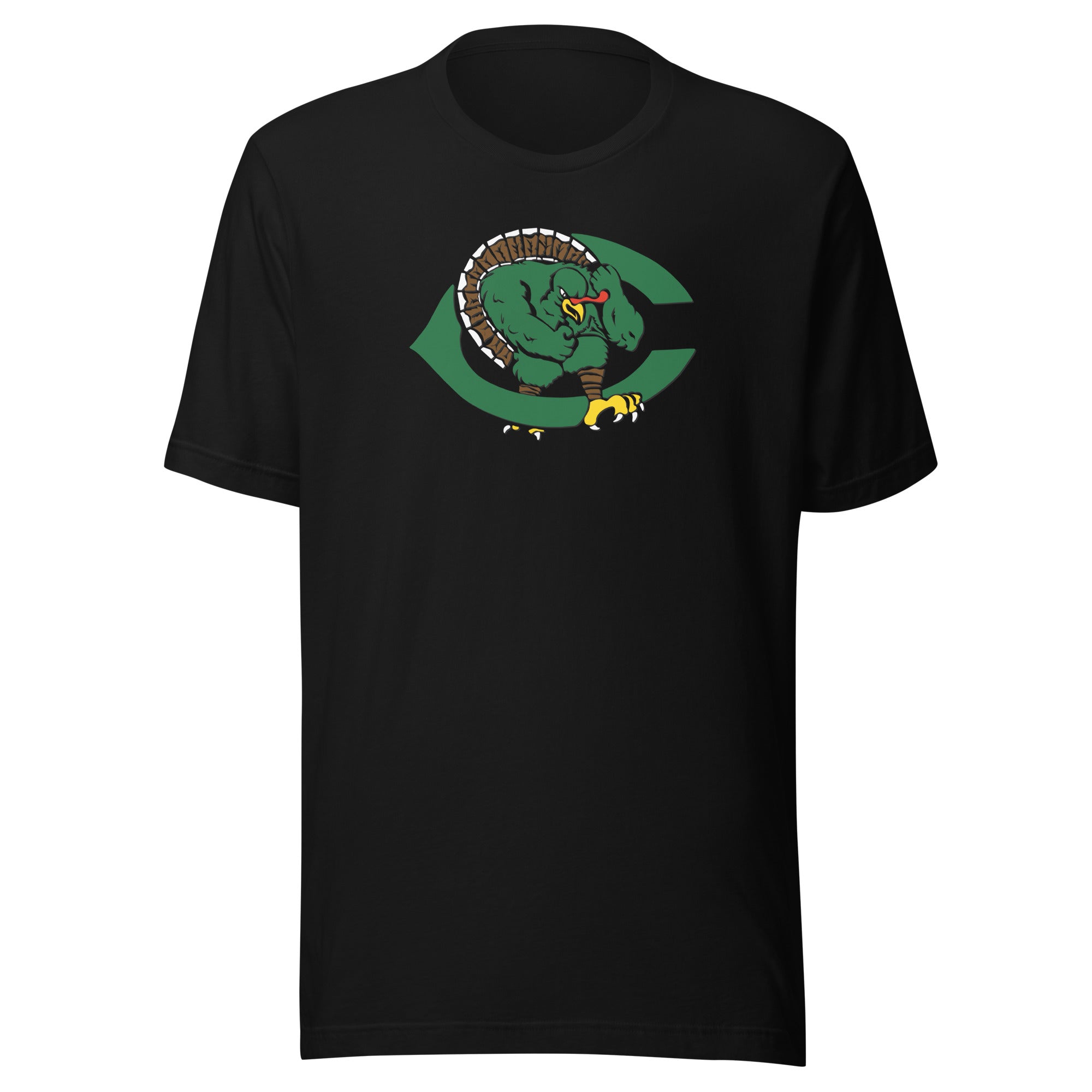 Cuero Gobbler Classic Mascot Unisex t-shirt - CueroThreads LLC