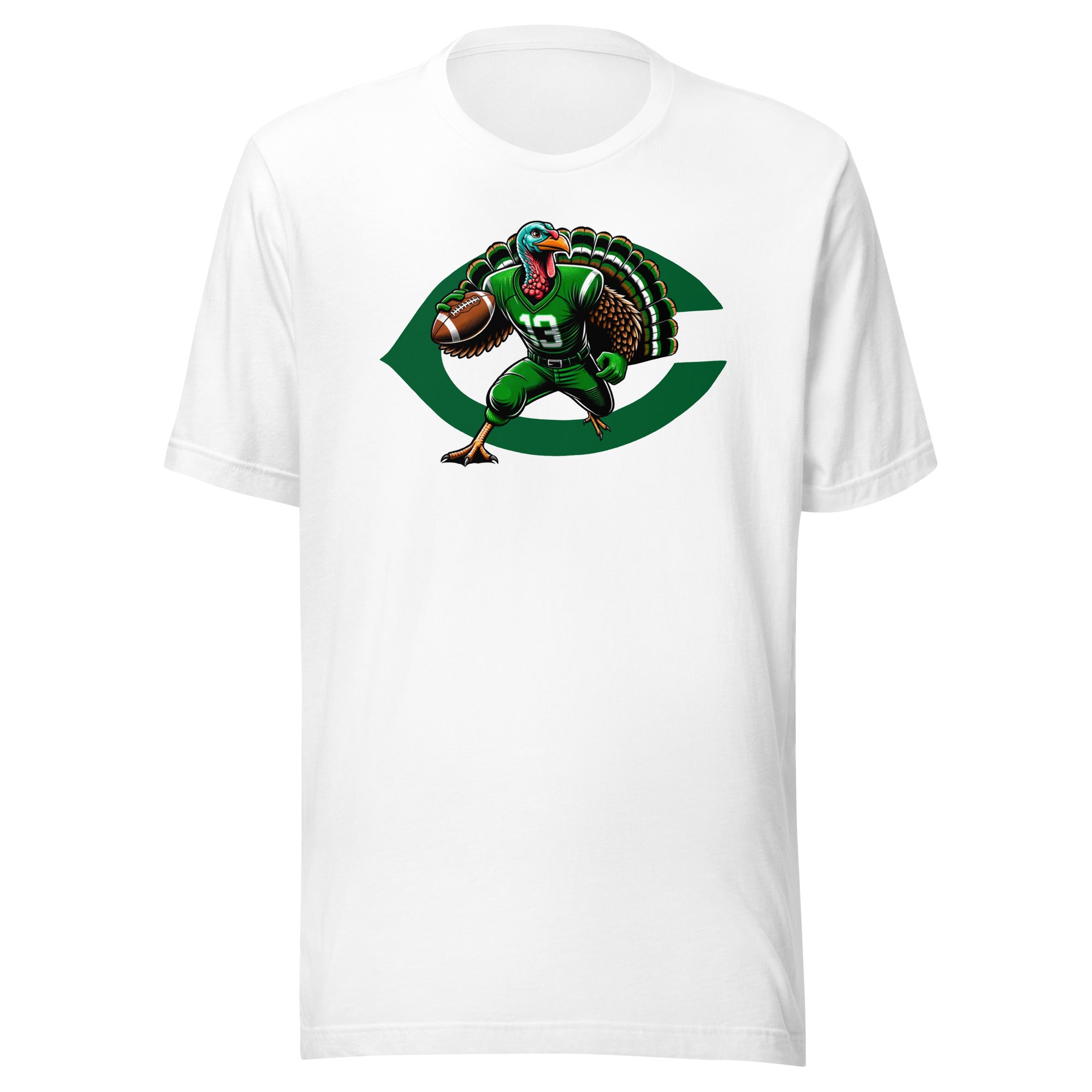 Cuero Gobbler Mascot 2024 Unisex Bella Canvas t-shirt - CueroThreads LLC