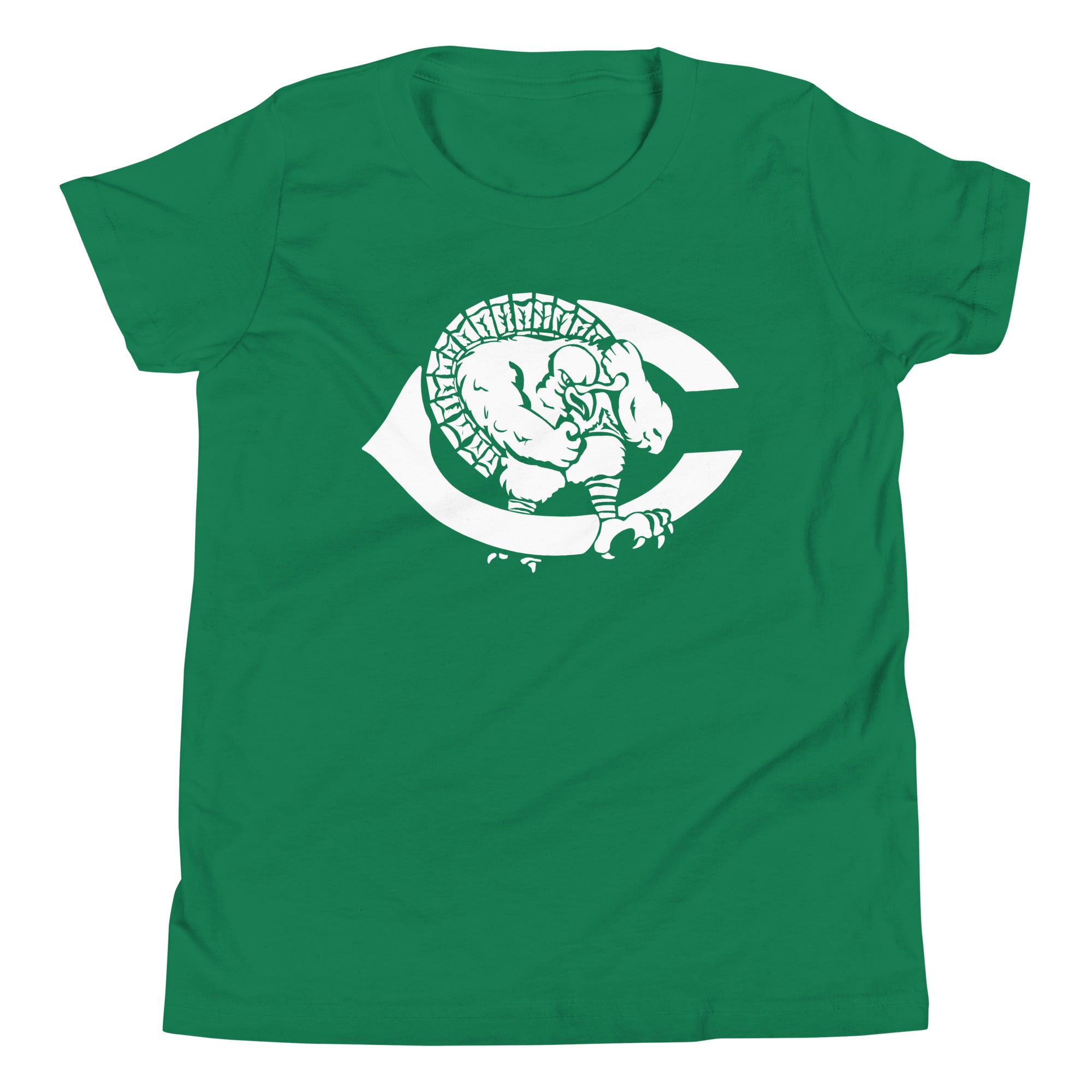 Cuero Gobbler Mascot Youth Short Sleeve T-Shirt - CueroThreads LLC