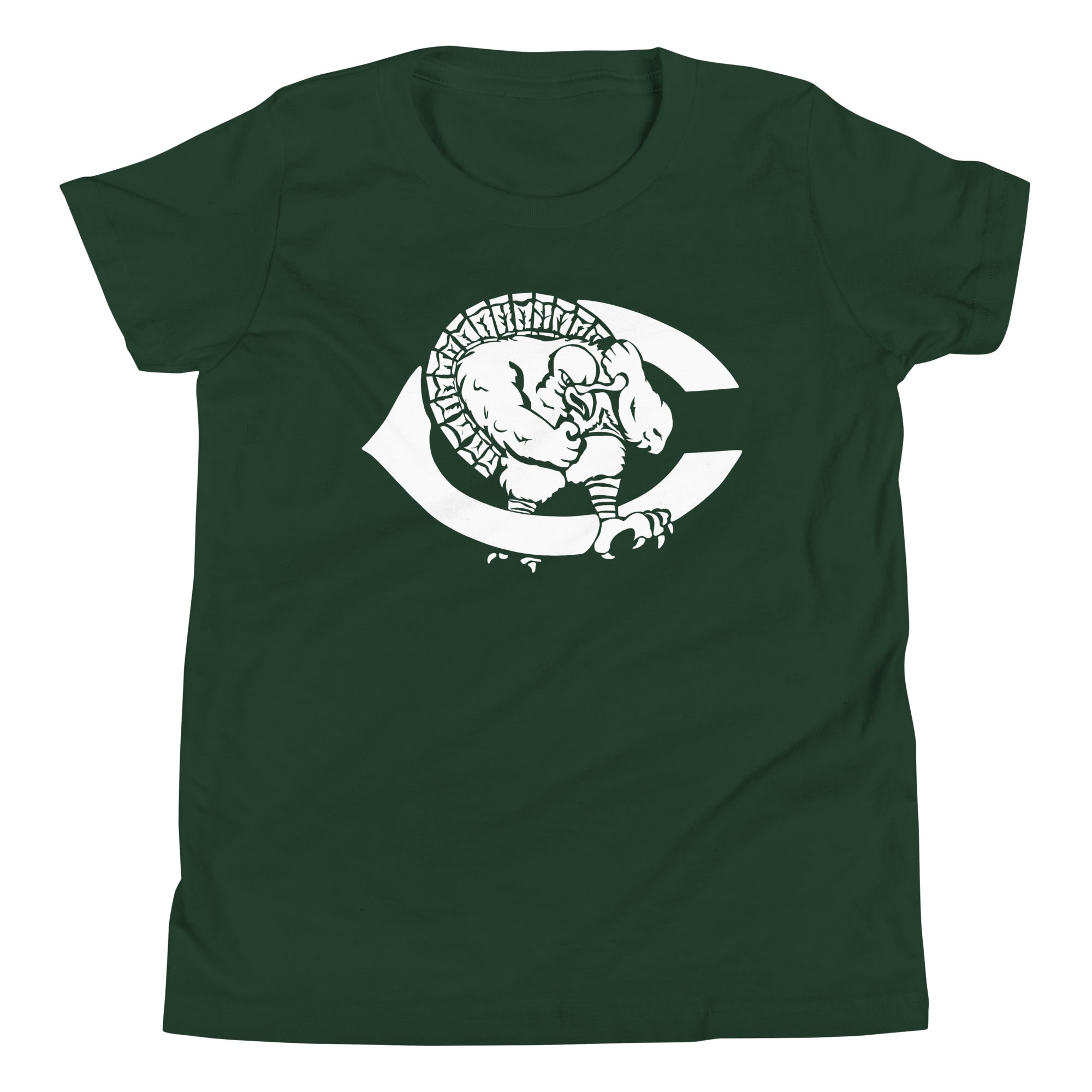 Cuero Gobbler Mascot Youth Short Sleeve T-Shirt - CueroThreads LLC