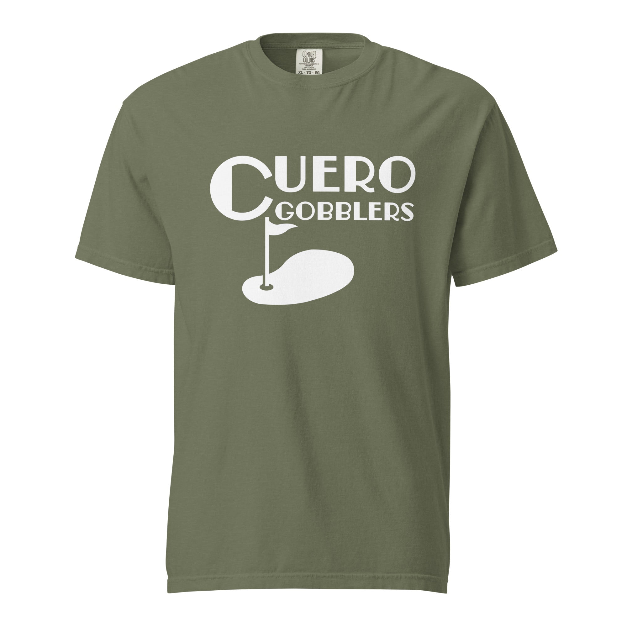 Cuero Golf Unisex garment - dyed heavyweight t-shirt - CueroThreads LLC