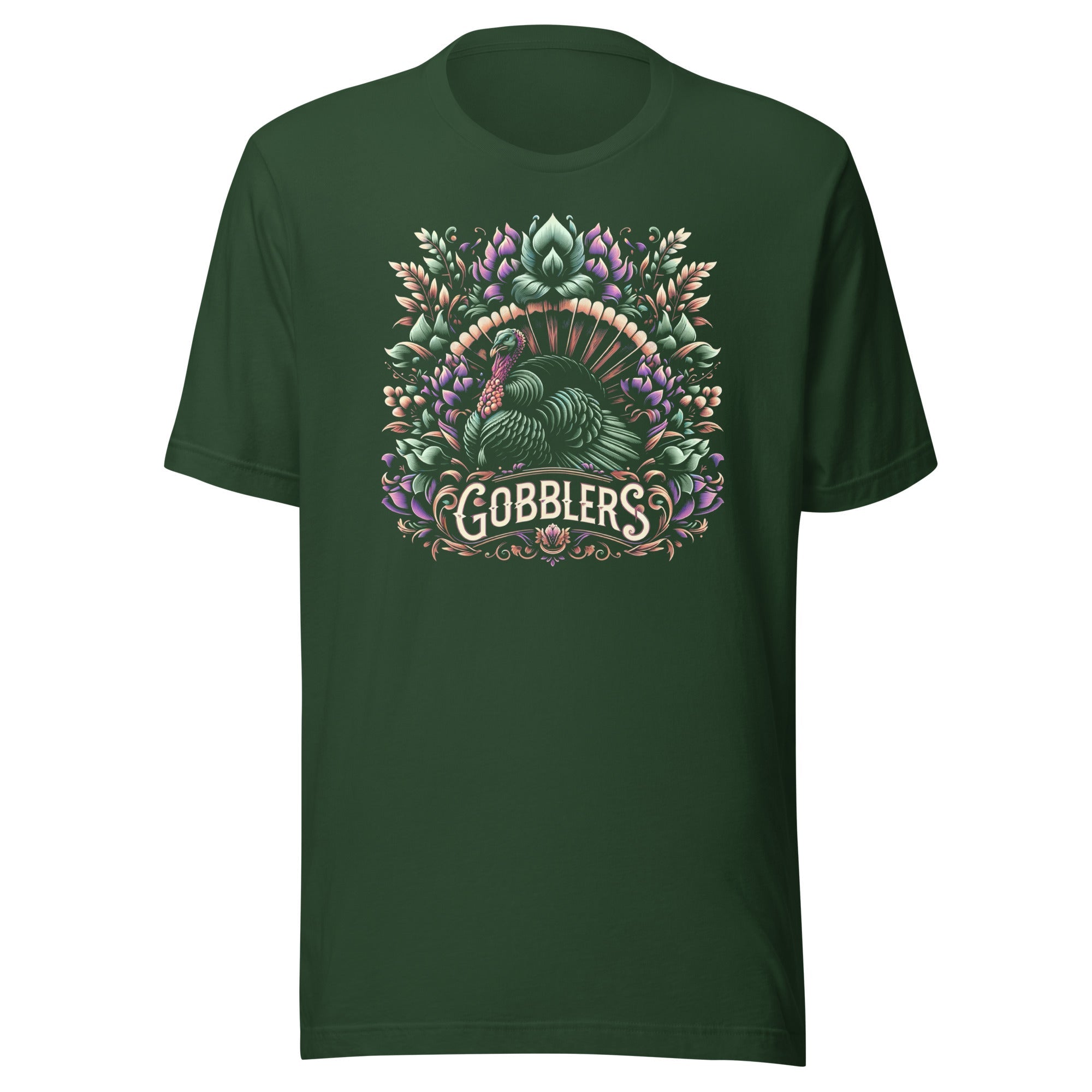 Gobbler Flower Bouquet Unisex Bella Canvas t-shirt - CueroThreads LLC