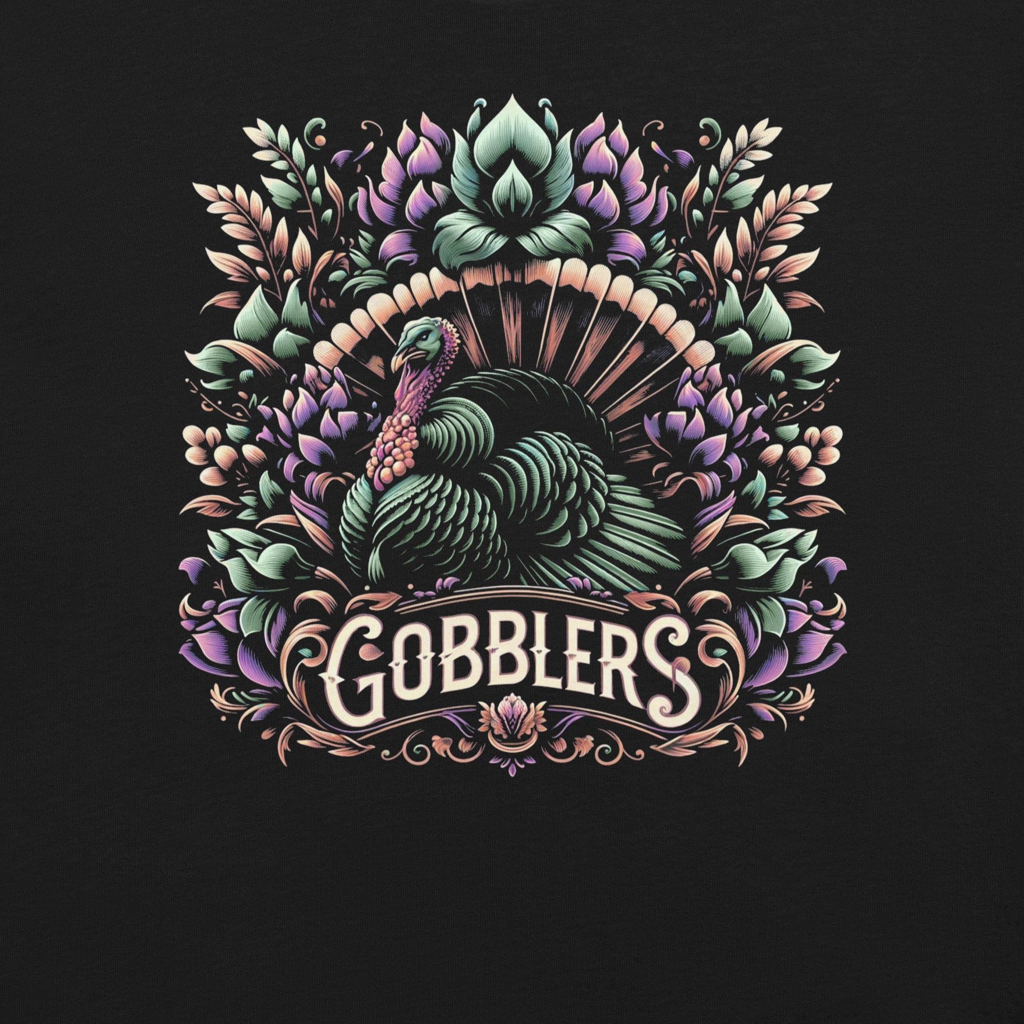 Gobbler Flower Bouquet Unisex Bella Canvas t-shirt - CueroThreads LLC