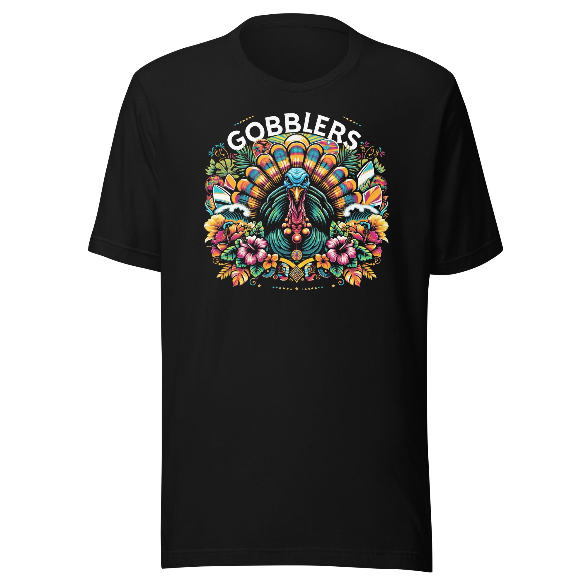 GOBBLERS Tropical Tee Unisex Bella Canvas t-shirt - CueroThreads LLC