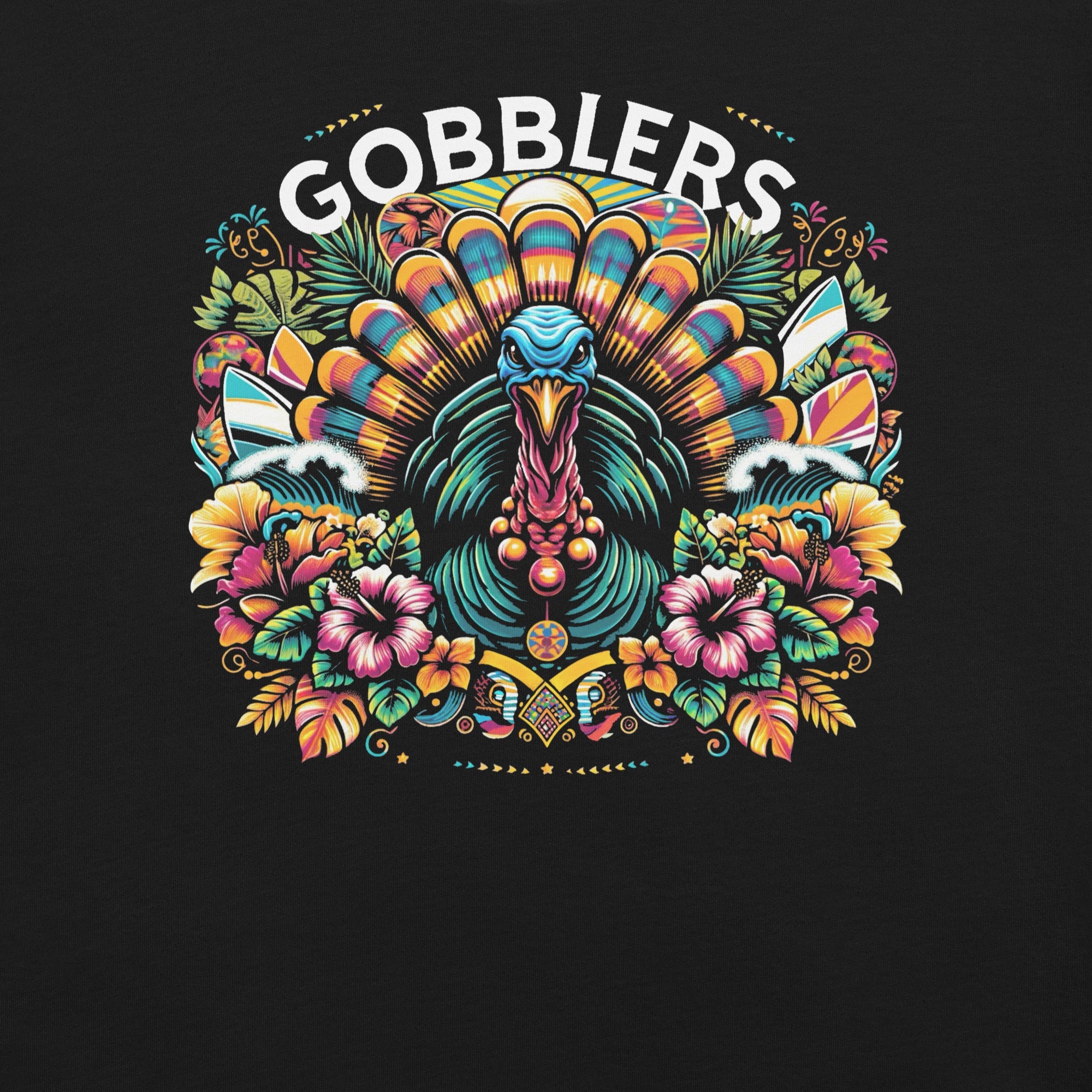 GOBBLERS Tropical Tee Unisex Bella Canvas t-shirt - CueroThreads LLC