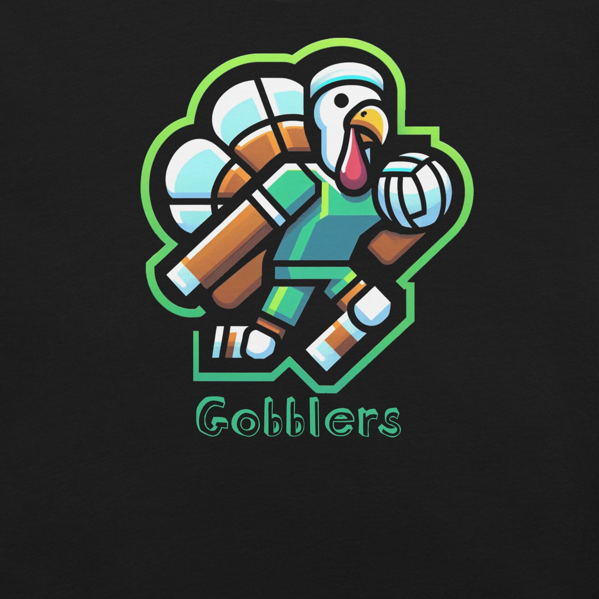 Retro Gobbler Volleyball Unisex Bella Canvas t-shirt - CueroThreads LLC