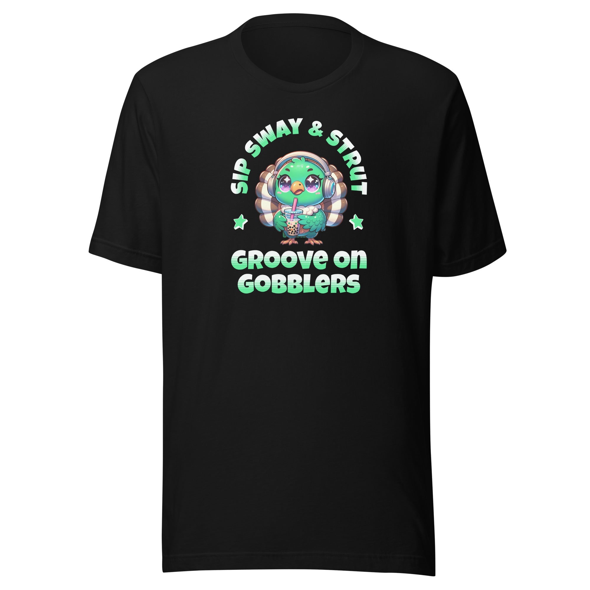 Sip Sway and Groove on Gobblers Bella Canvas Unisex t-shirt - CueroThreads LLC