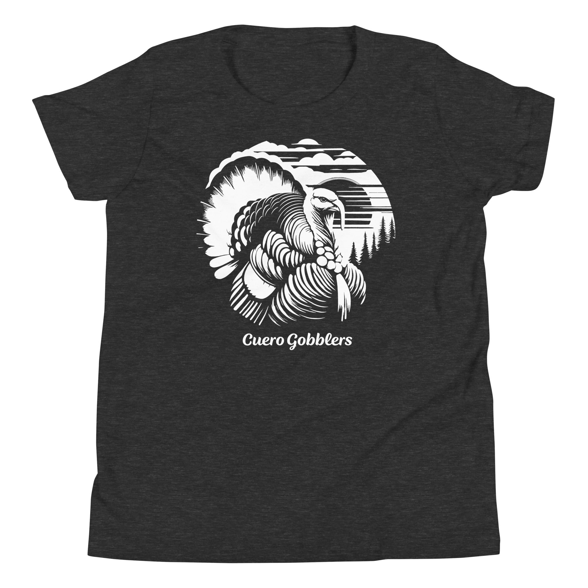 Sunset Tom Turkey Youth Short Sleeve T-Shirt - CueroThreads LLC