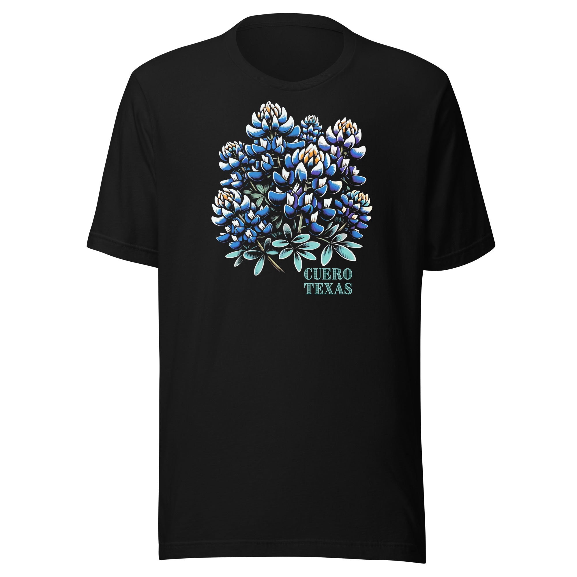 Texas Bluebonnet Unisex Short Sleeve Bella+Canvas t-shirt - CueroThreads LLC