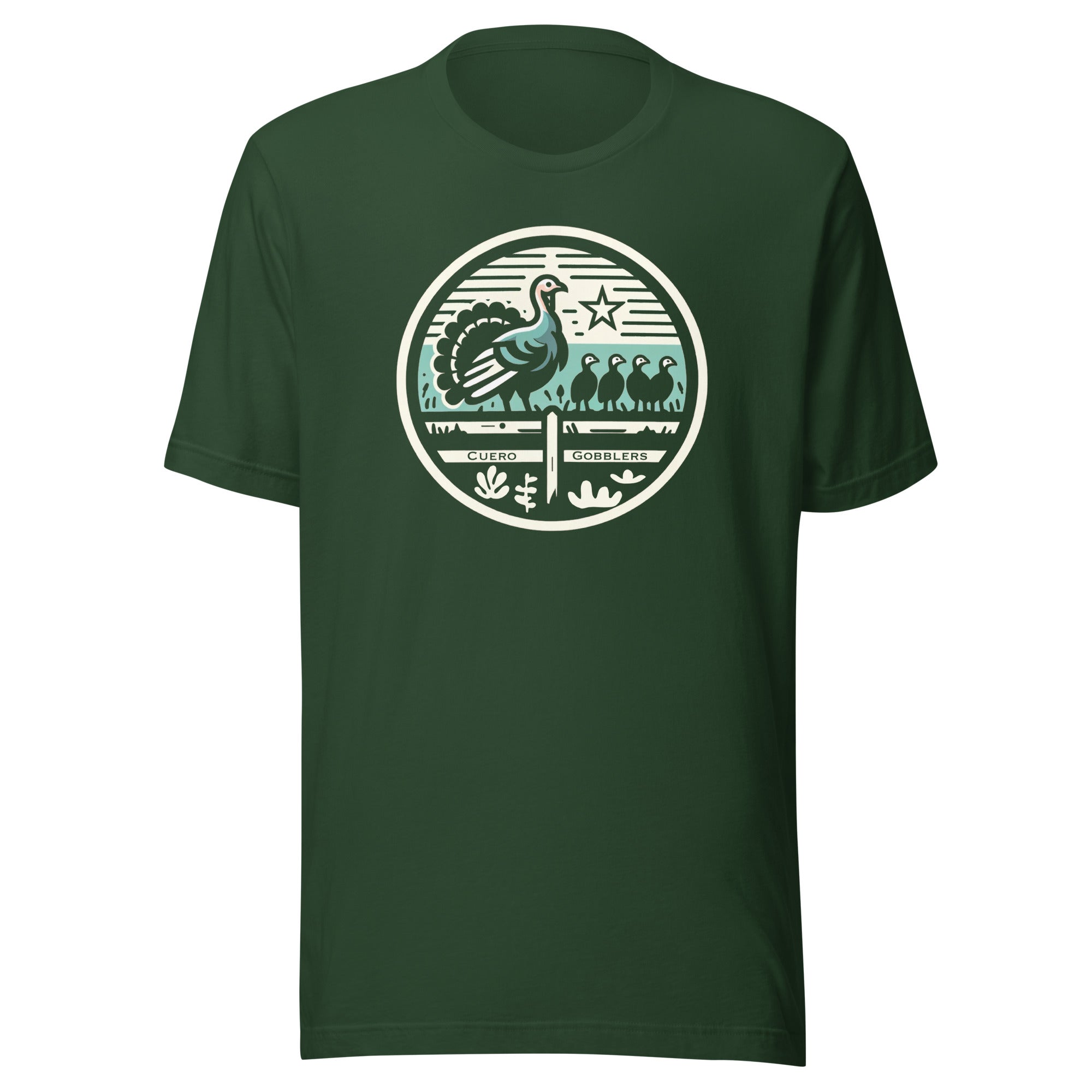 Wild Turkey on the Fence Unisex t-shirt - CueroThreads LLC